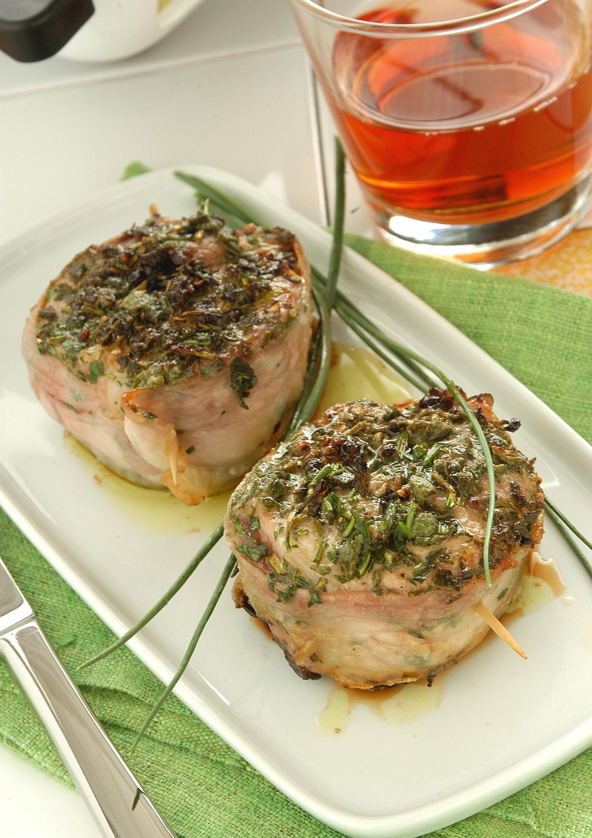 Pork fillet with herbs