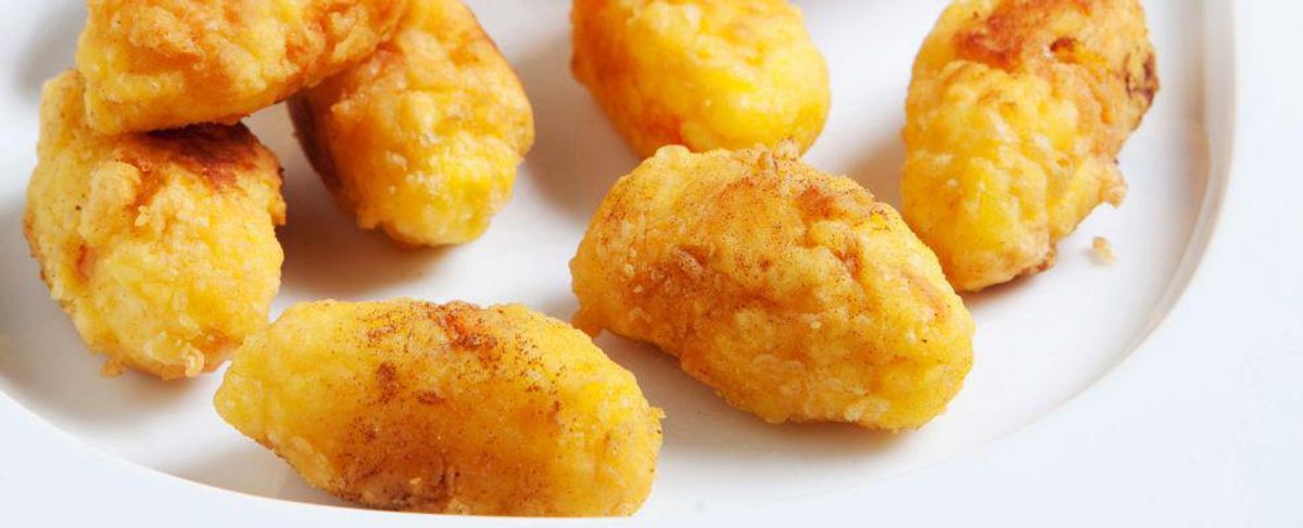 Shrimp and rice croquettes