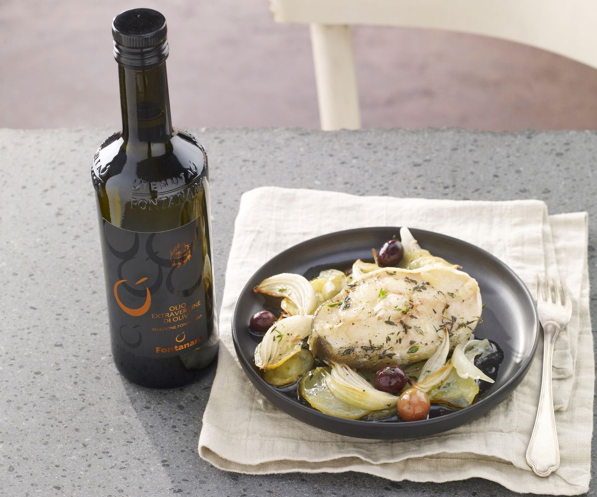 Cod with thyme and potatoes