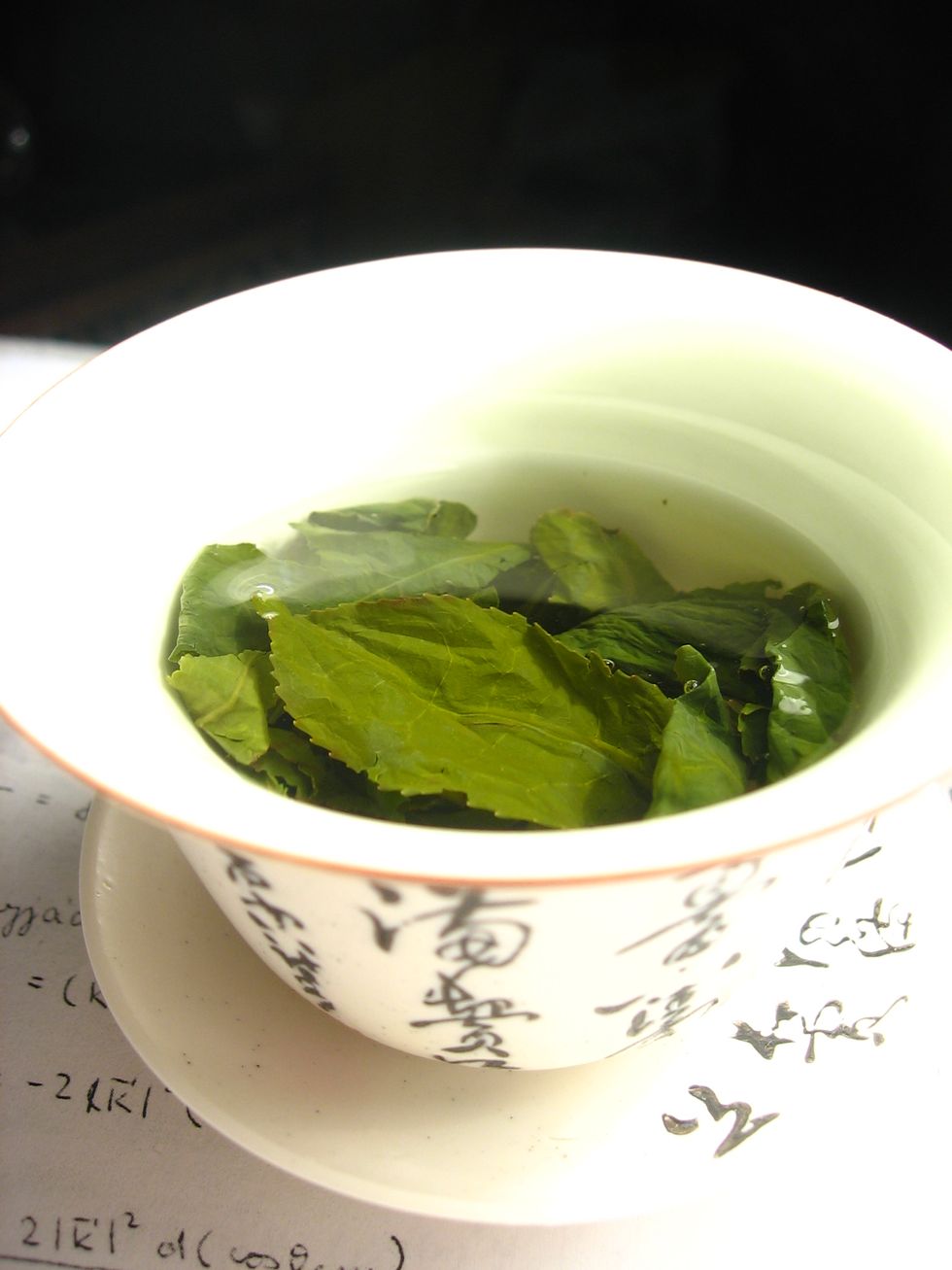 Green tea: it's good for you.