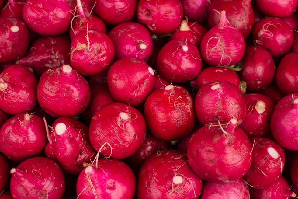 Radishes, allies to taste