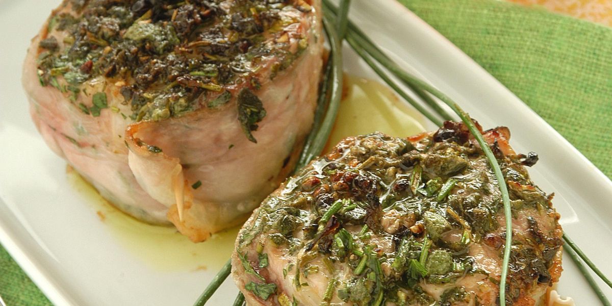 Pork fillet with herbs