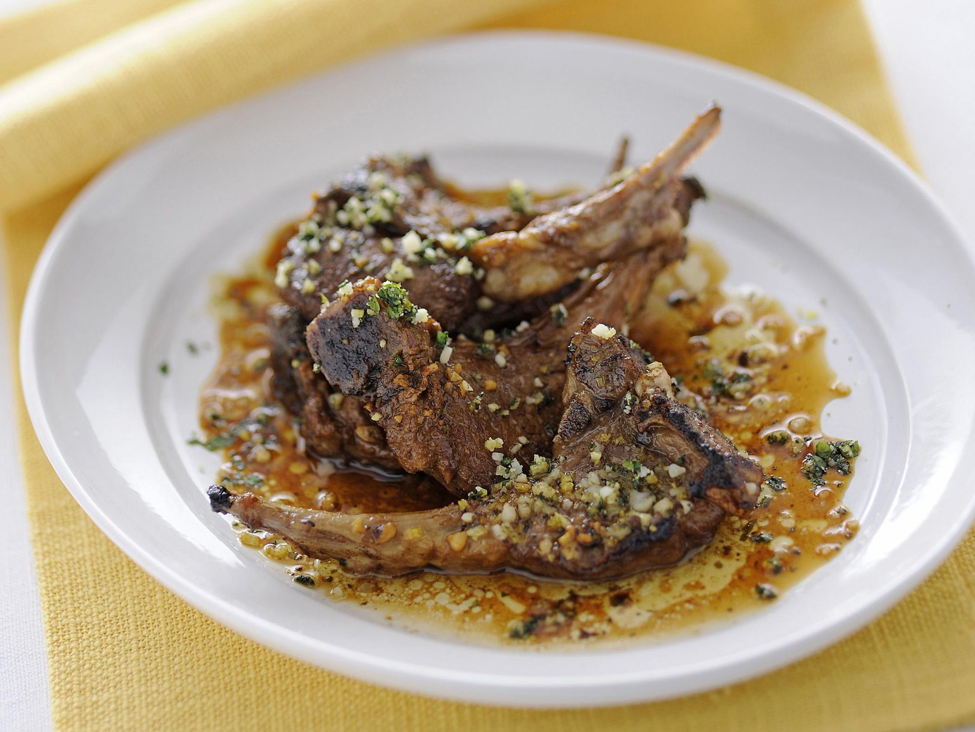Leg of marinated lamb