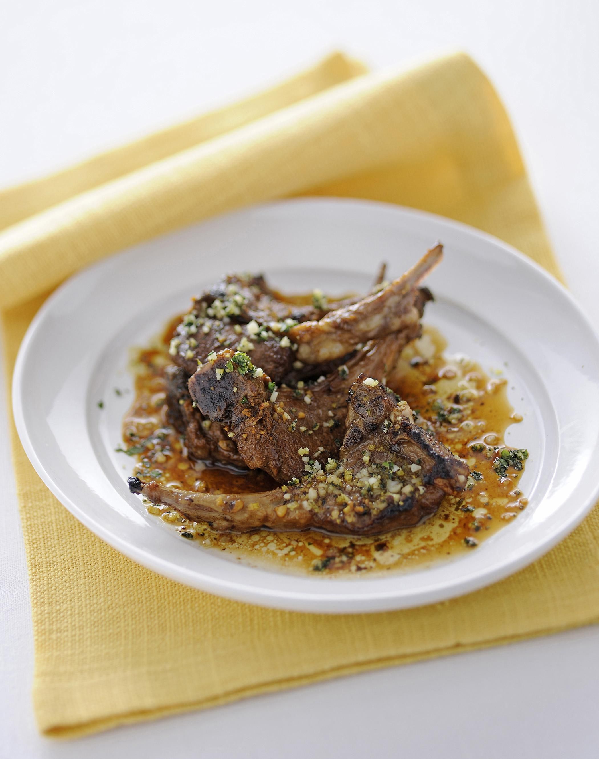 Leg of marinated lamb