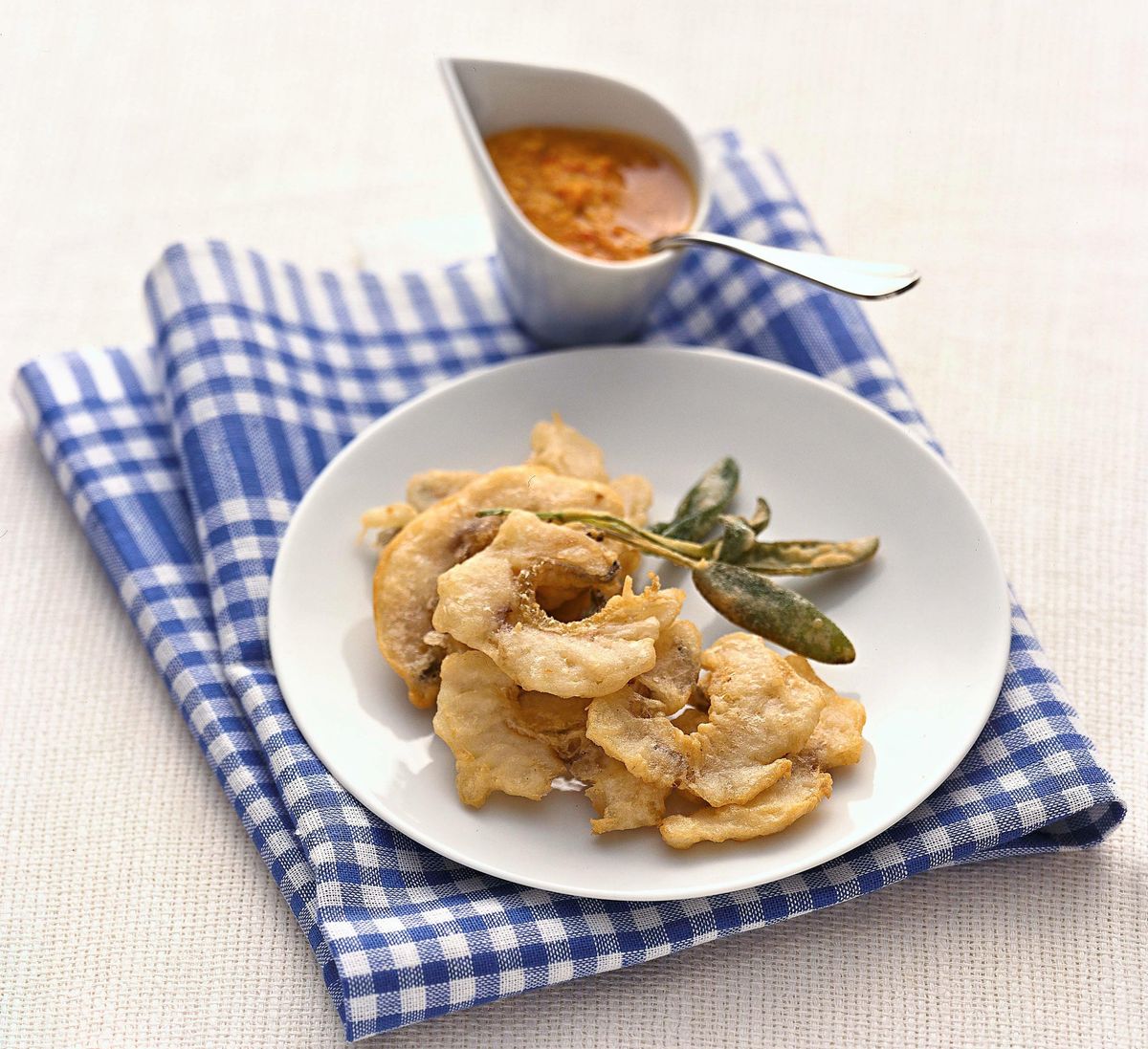 The tempura of stock-fish and sage