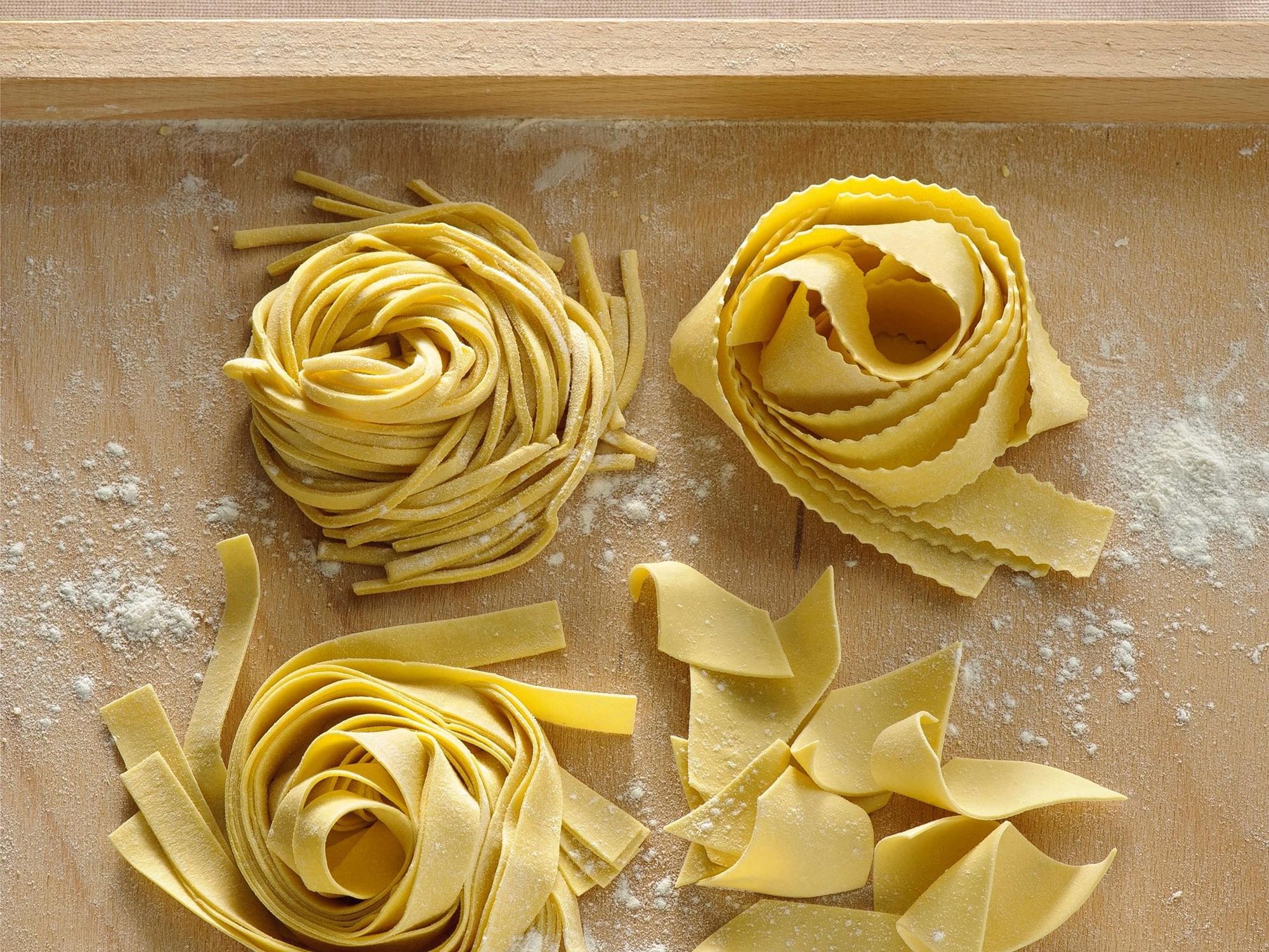 The homemade puff pastry