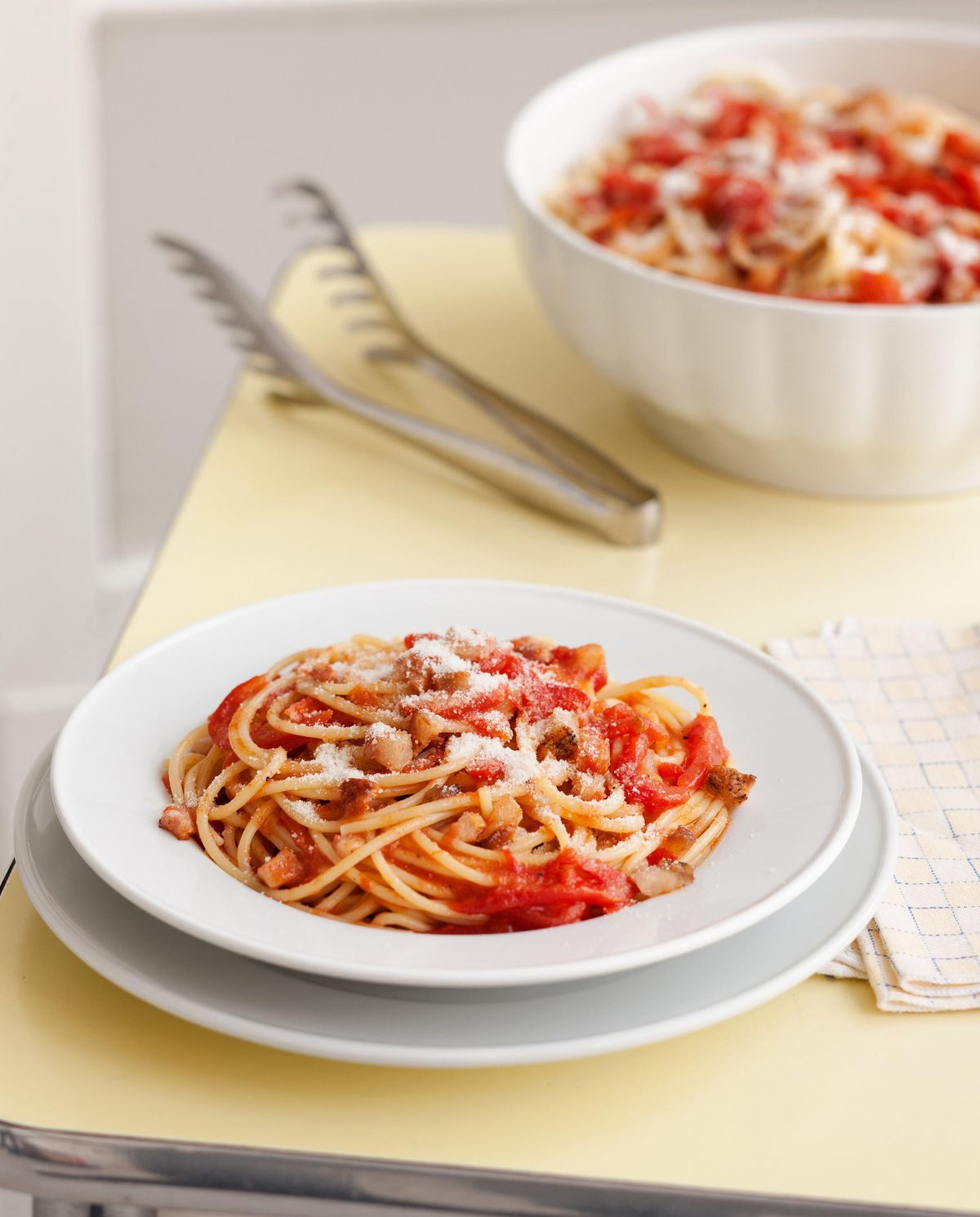 Amatriciana spaghetti