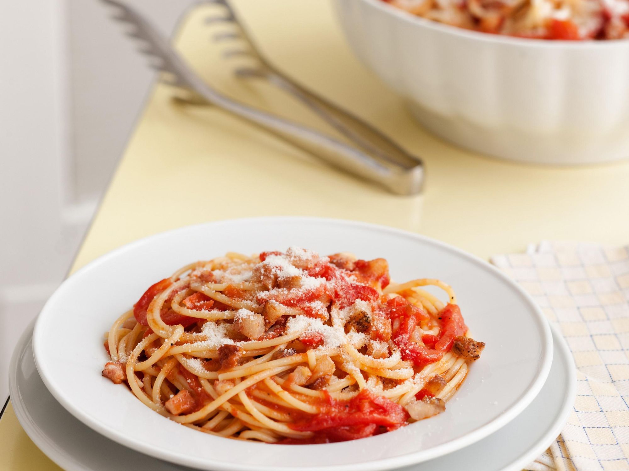 Amatriciana spaghetti