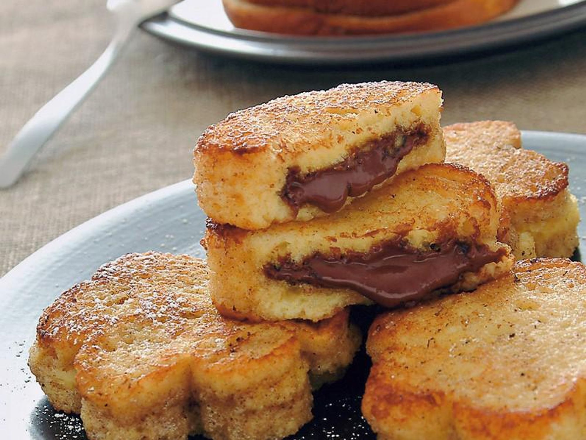 Crunchy sandwich with Nutella