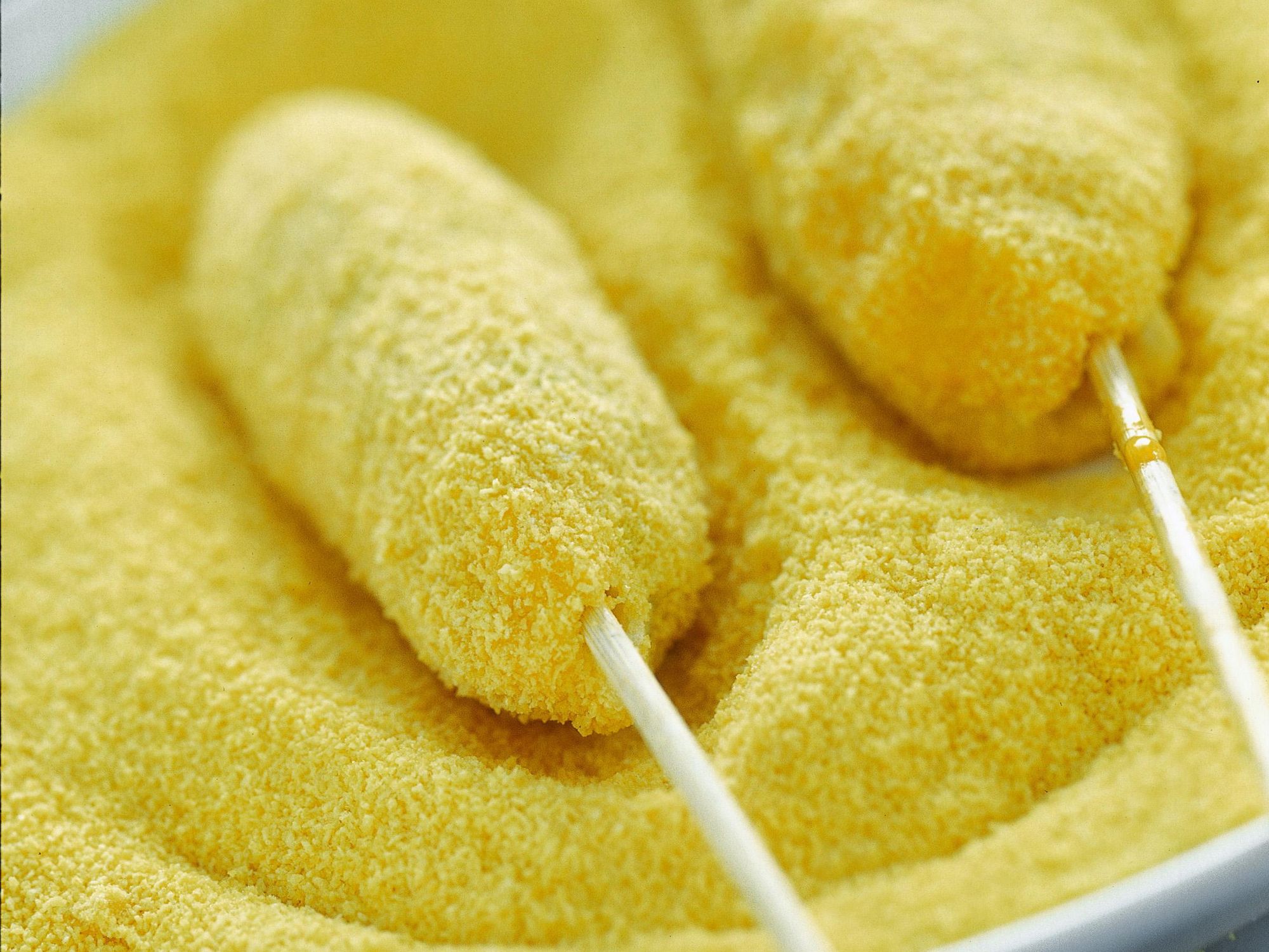 Chili croquettes on the stick