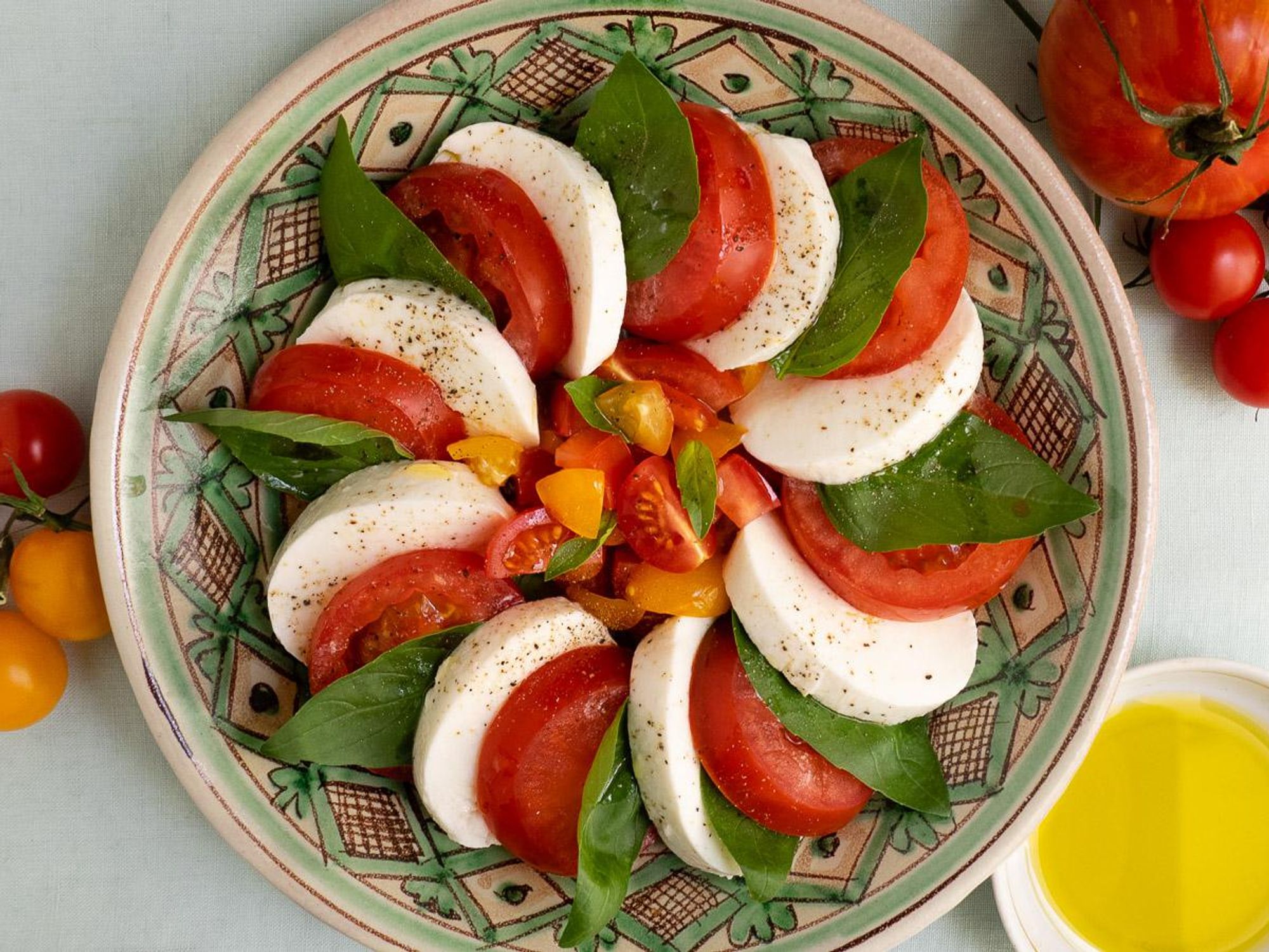 Mozzarella, Tomato and Basil Salad