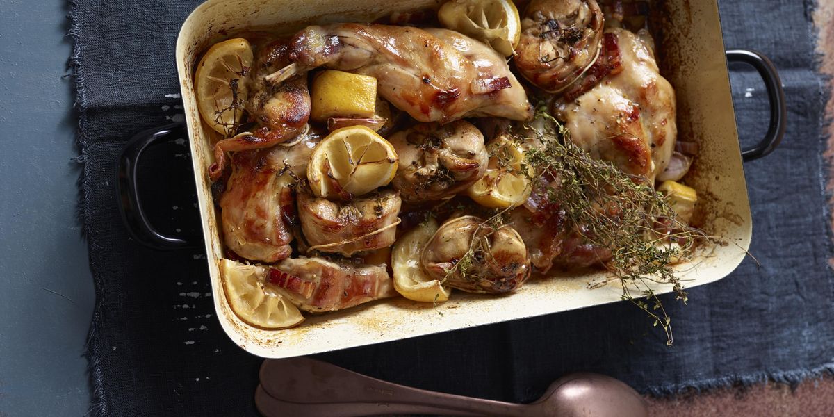 Rabbit with Pancetta and Tomatoes