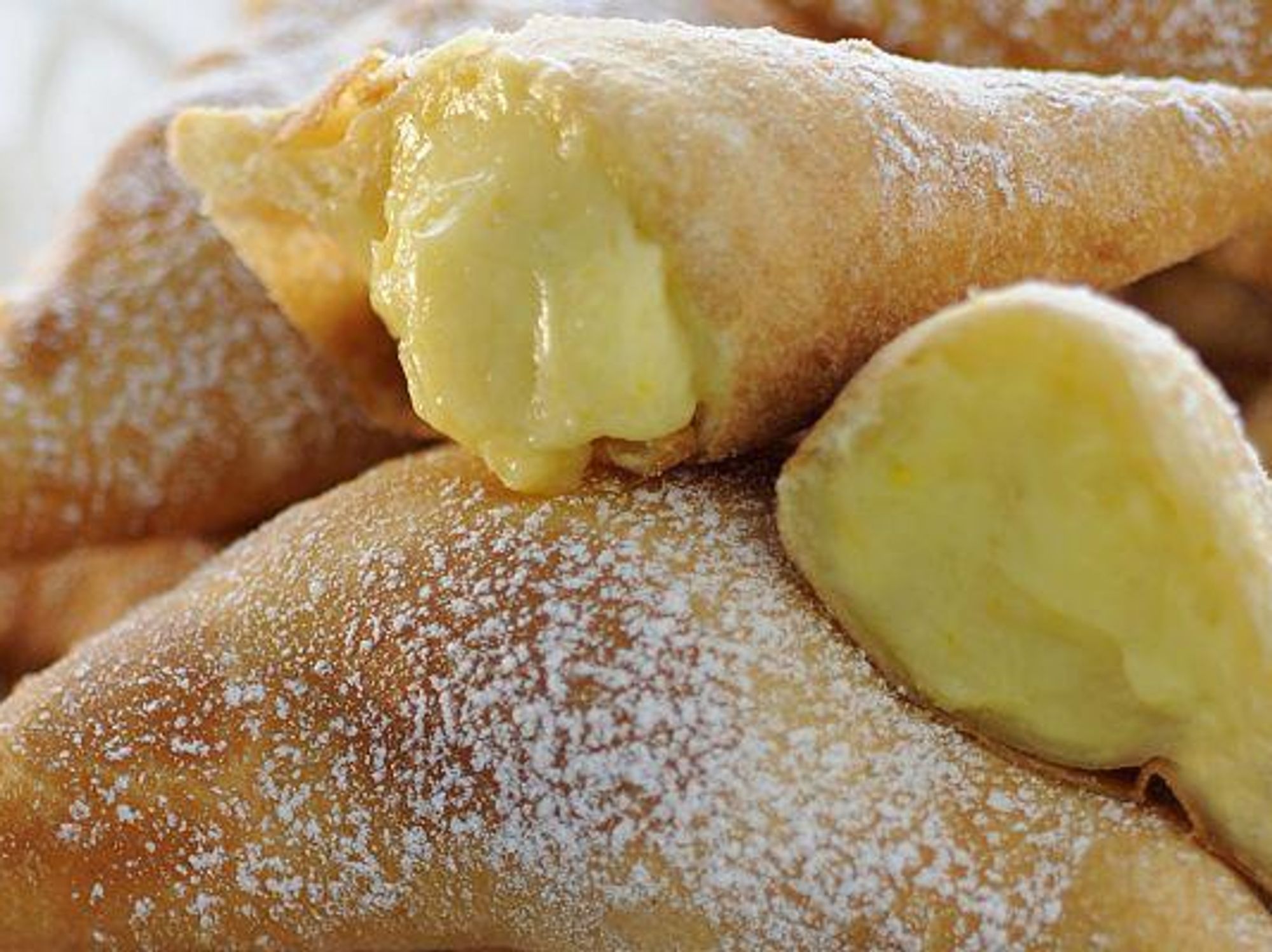Custard filled sfogliatelle