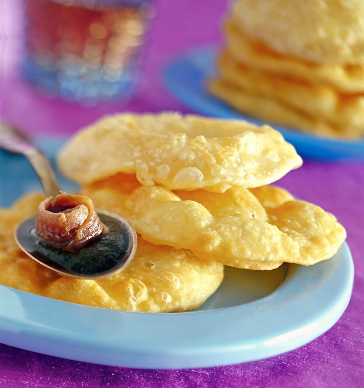 Fried ricotta sheets