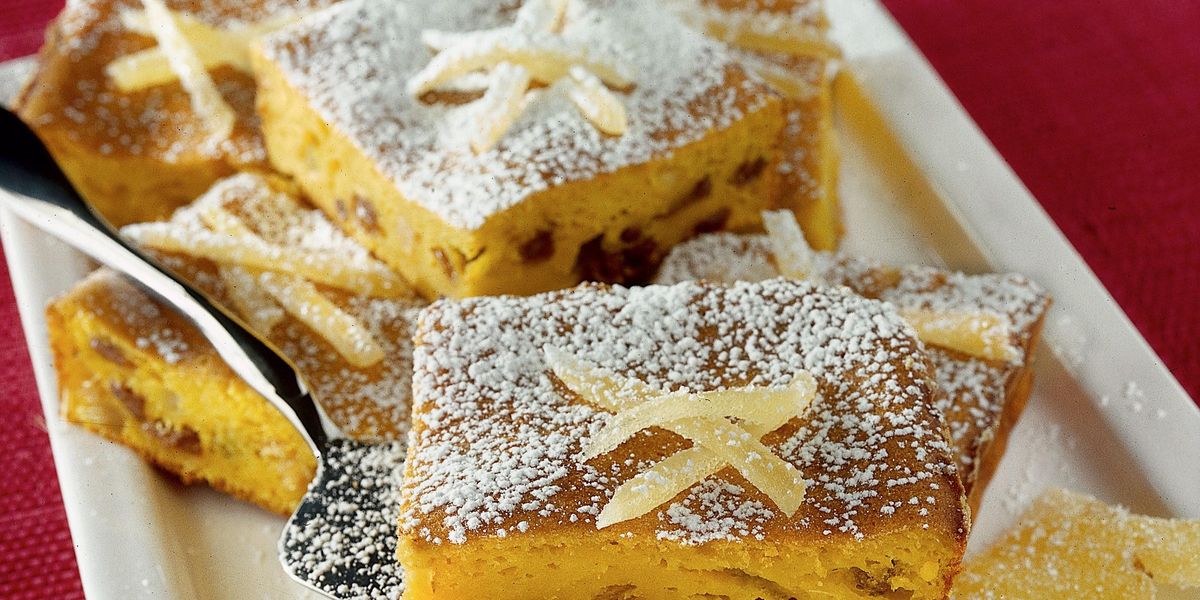 Pumpkin sweet with candied fruit