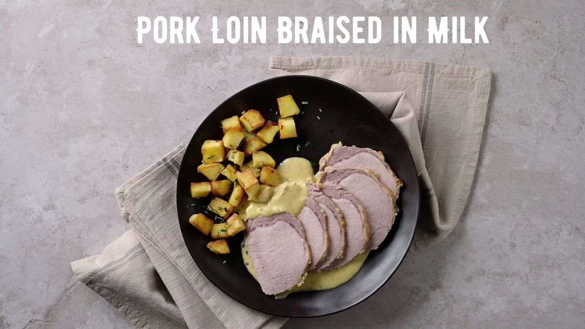 Pork Loin Braised in Milk