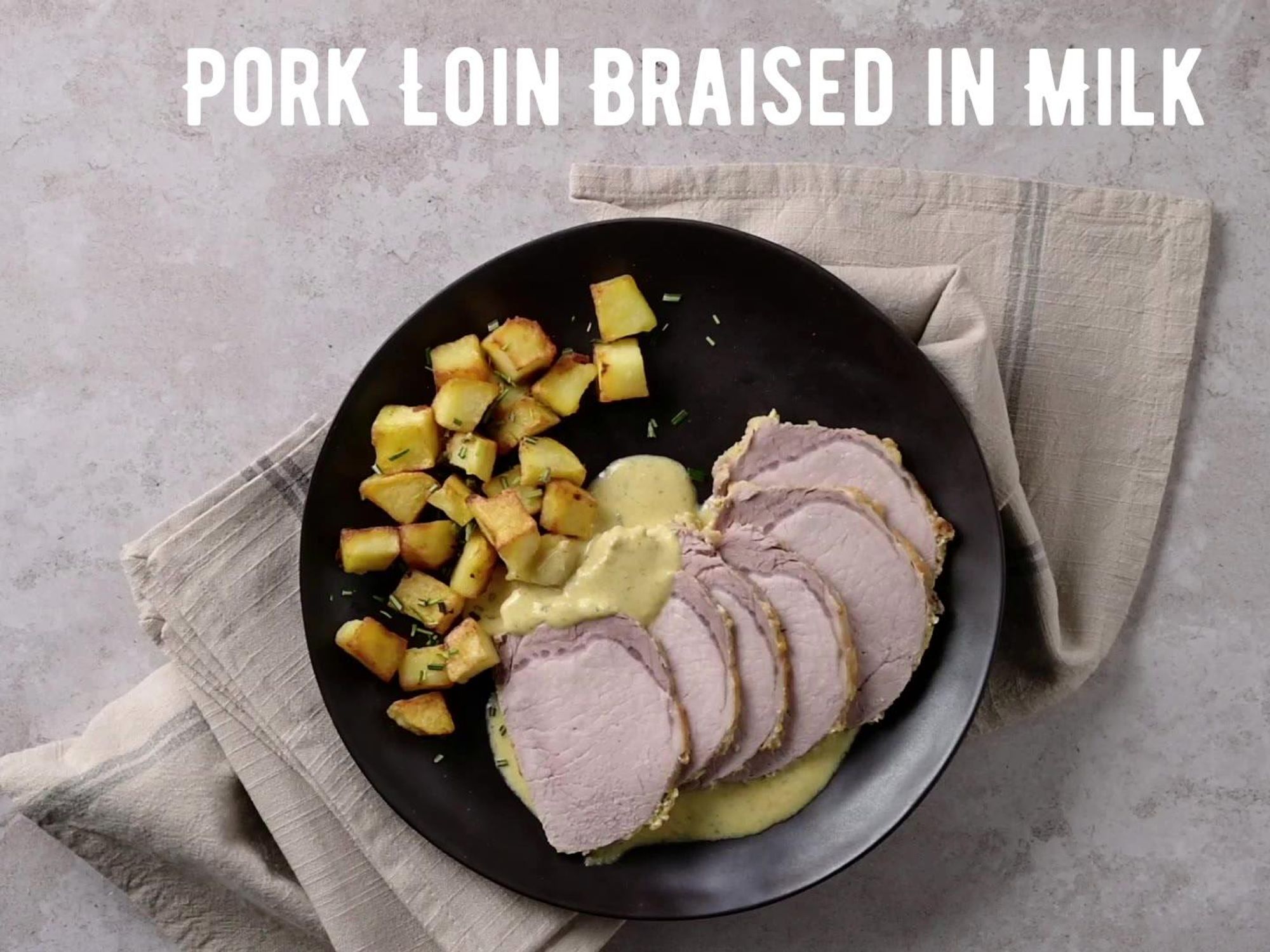 Pork Loin Braised in Milk